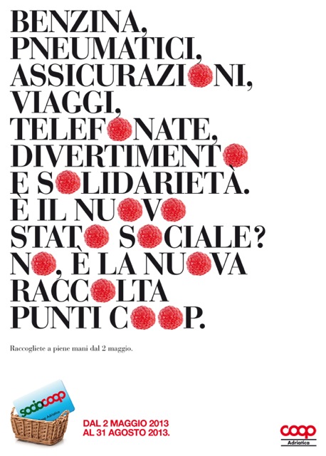 liberate le aragoste coop pubblicità advertising collezione punti