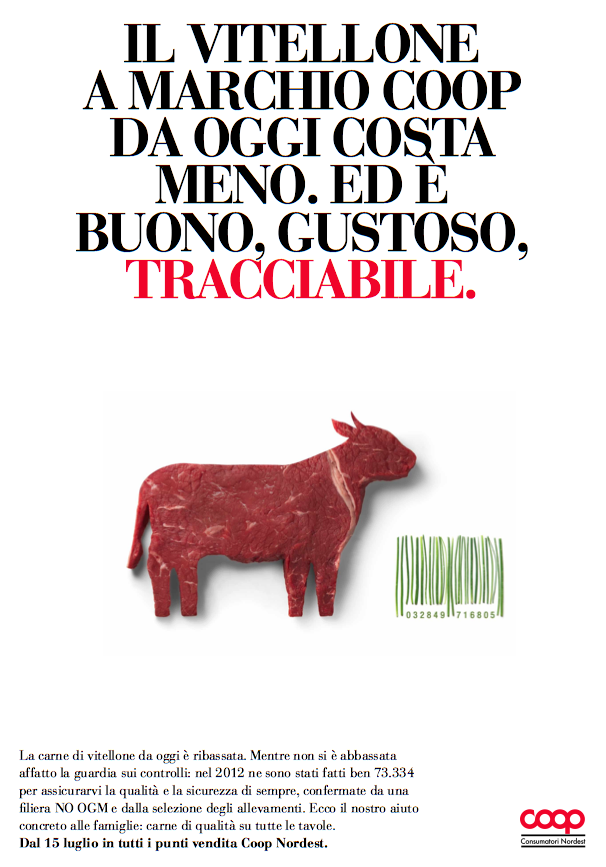 liberate le aragoste pubblicità coop food design alimentare carne 2