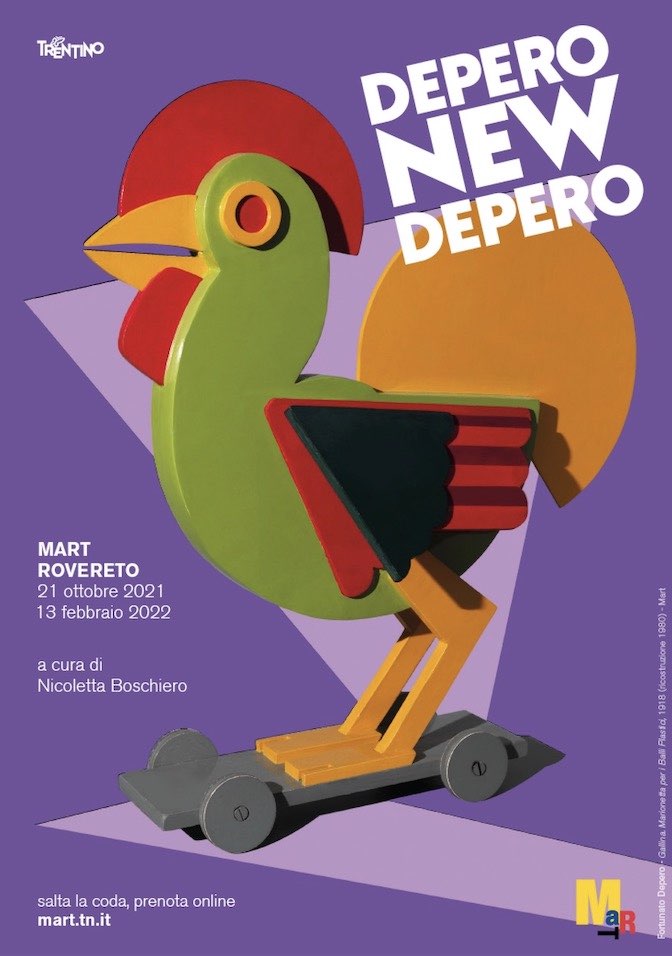 Depero at the MART Museum with Liberate le aragoste